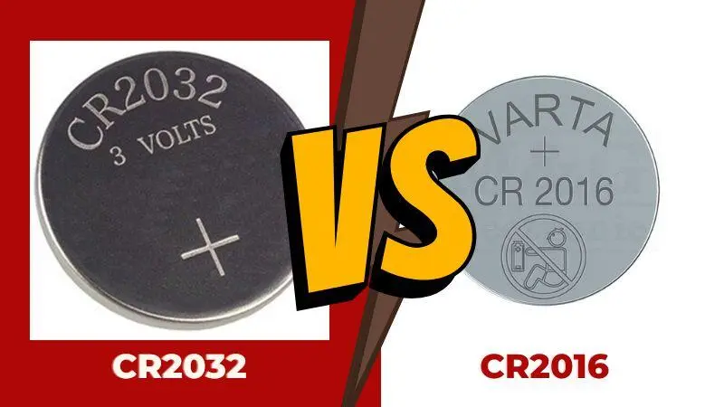 CR2032 vs CR2016