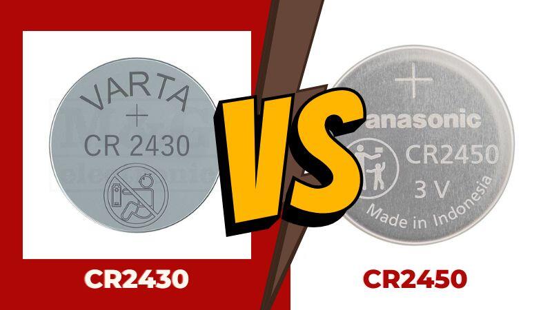 CR2450 vs CR2430