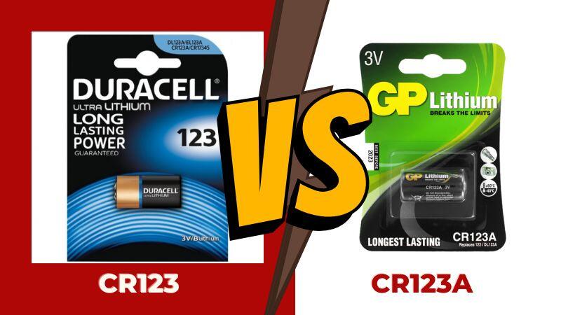 CR123 vs CR123A Batteries