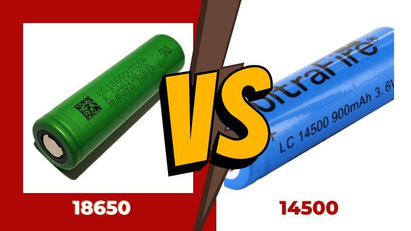18650 vs 14500 Batteries