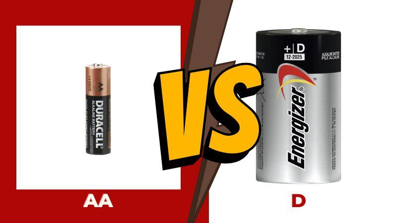 AA vs D Batteries