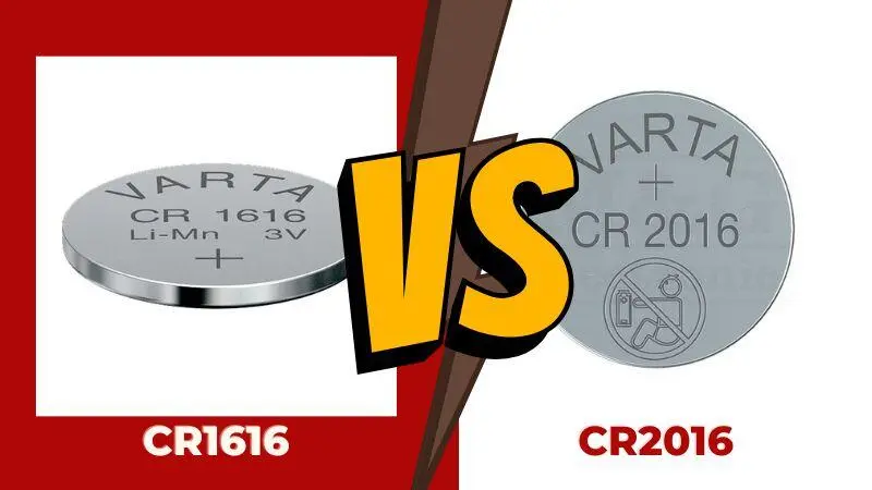 CR1616 vs CR2016 Batteries