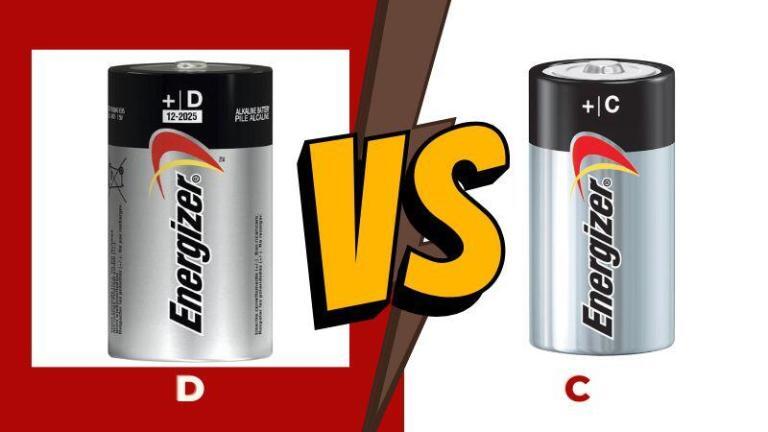 D Battery vs C Battery: What are the Differences? - Comparison Guide