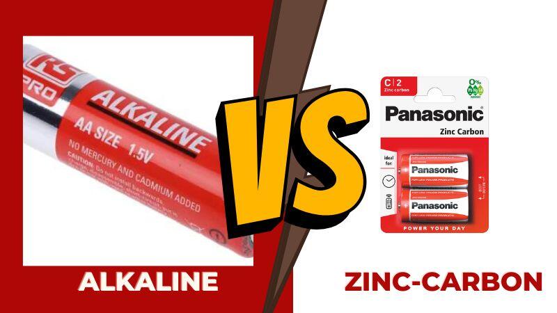 Alkaline vs Zinc carbon Batteries