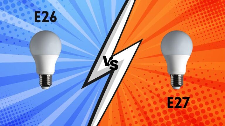 E26 vs E27 bulb